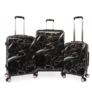 Bolsas Juicy Couture 3-Piece Hardside Spinner Luggage Set Mujer Negros | BOZC91624