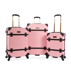 Bolsas Juicy Couture 3-Piece Hardside Spinner Luggage Set Mujer Rosas | FBUV58273