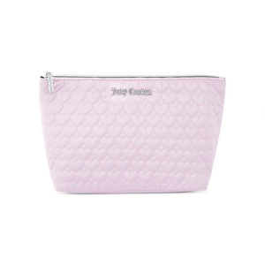 Bolsas Juicy Couture Logo Makeup Pouch Mujer Rosas | YJES67543