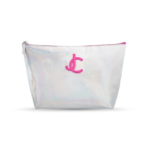 Bolsas Juicy Couture Monogram Makeup Pouch Mujer Metal Plateados | DINC54960