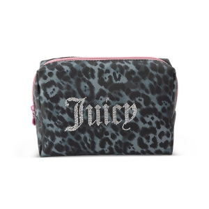 Bolsas Juicy Couture Wedge Makeup Mujer Grises Leopardo | OUQJ34752