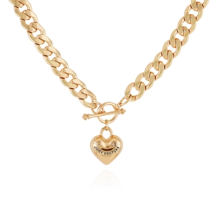 Collar Juicy Couture Heart Pendant Mujer Dorados | WSKR79642