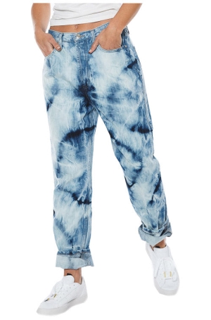 Jeans Juicy Couture Belvedere Tie Dye Relaxed Mujer Azules | GXHY90813