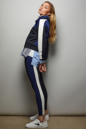Leggins Juicy Couture Tretorn Colorblock Mujer Negros | PUFB28104
