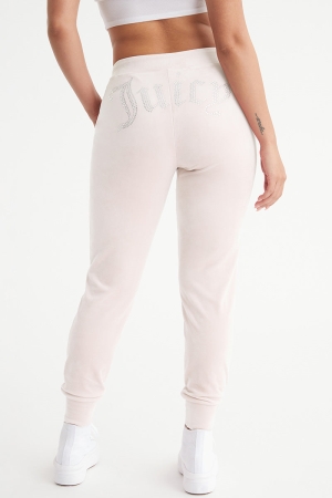 Pantalones Jogger Juicy Couture Big Bling Velour Mujer Soft Glow | PZIU45312